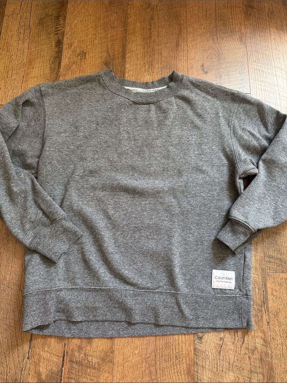 Calvin Klein Gray Heather Crewneck Sweatshirt